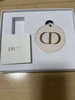 Dior ピンクレザー ミラー