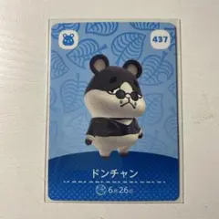 あつ森　amiiboカード　ドンチャン