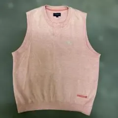 BURBERRY GOLF ピンク ノースリーブ ベスト M