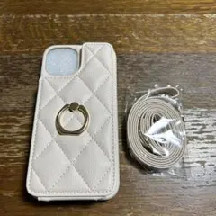 iPhone14 ケース　ストラップ付未使用品