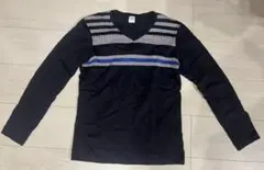 TAKEOKIKUCHI 長袖カットソー 黒 メンズ Sサイズ 中古品