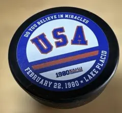 アイスホッケー パック USA Miracle on Ice 記念デザイン