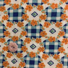 ヴィンテージフィードサック1/8サイズf426