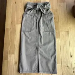【N】ロングスカート　カーゴスカート