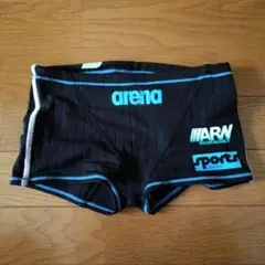 arena競泳水着 ボックス スパッツ ショートレッグ 140 練習用タフスーツ