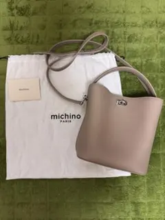 新品未使用michino エリゼ ゴールド ショルダーバッグ ミチノパリ
