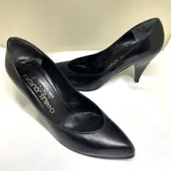 CHARLES JOURDAN 未使用フォーマル　ハイヒール 黒23-23.5のサムネイル
