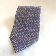 Christian Dior 幾何学模様シルク　ネクタイ　クリスチャンディオール