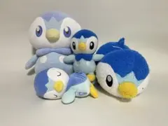 おいしいみず　マスコット ぬいぐるみ　ポッチャマ 主役はみずポケモンたち♪「おいしいみず」をモチーフにした、爽やかな