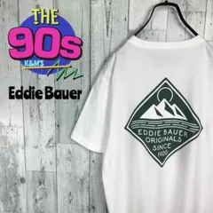00's Y2K Eddie Bauer エディーライジングサン　両面　Tシャツ