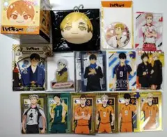 ハイキュー!! 影山 月島 菅原 大将 東峰 木兎 夜久 宮侑 北 グッズセット