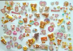 リラックマ　シリーズ　ぷくぷくシール　その他　バラバラセット