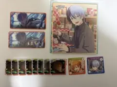 プロセカ　東雲彰人　メモステ 箔押し　青柳冬弥　色紙