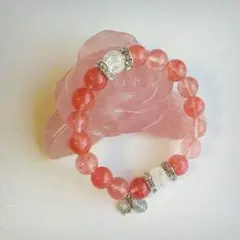 ♡チェリークォーツのブレスレット♡ No.232