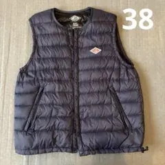 87ちゃんさま ダントン　ダウンベスト　ネイビー　38