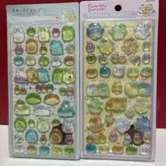 すみっコぐらし ボンボンドロップシール 3Dシール 立体シール 2枚