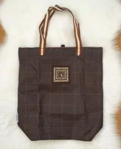 otona MUSE 2月号付録 オリジナルチェック柄のお買い物バッグ