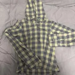 FOREVER21 フード付きチェックシャツ