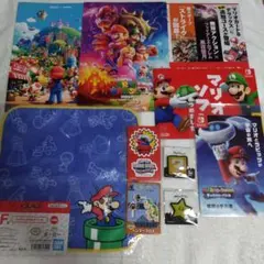 スーパーマリオ　一番くじ　タオル　セブンイレブン　劇場版　限定品　グッズ　セット