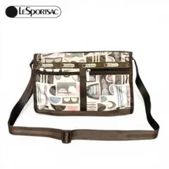 LeSportsac レスポートサック 幾何学模様 アート柄 ショルダーバッグ
