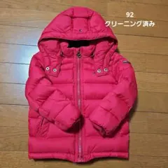 トミーヒルフィガー 赤 ダウンコート 92cm　90cm