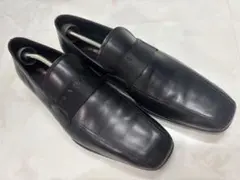 【最終値下げ】 ※11/16(日)まで PRADA ブラック レザー ローファー