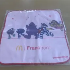 Francfranc マクドナルド福袋　キャラクタータオル ピンク
