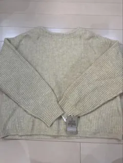 アーバンリサーチドアーズ　HAMILTON LAMBSWOOL リブ編みセーター