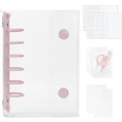 A7シール帳　ピンク リフィル20枚付き