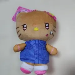 ハローキティ　マスコットポーチギャル３　日焼けキティ