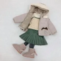 プティマイン　ニットスカート　スカパン　L