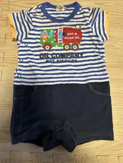 HOT BISCUITS ミキハウス　ロンパース80cm