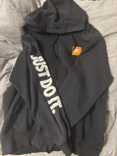 NIKE ジップアップパーカー ブラック JUST DO IT