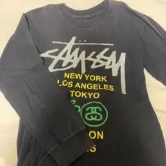 STUSSY DISCHARGED PLAID WAFFLE CREW - メルカリ