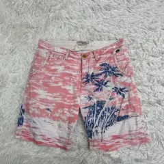 SCOTCH&SODA アロハ 総柄 ショートパンツ サンセット W30 ハーフのサムネイル