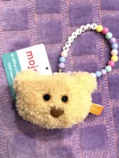 mojojojo ビーズチェーン付き フェイスマスコット クマ