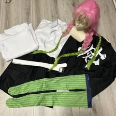 甘露寺蜜璃 コスプレ衣装 ウィッグセット　鬼滅の刃のサムネイル