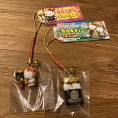 ハローキティ 水戸黄門 ストラップ - メルカリ