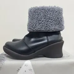 リゲッタカヌー 3way ボア ショートブーツ M 黒 日本製23〜23.5