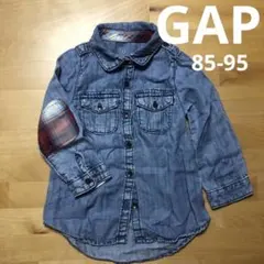 春服　GAP デニムシャツ 長袖 85-95 レイヤード