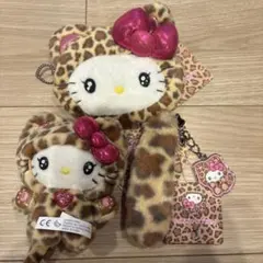 サンリオ　ギャルねこ　ハローキティ　ヒョウ柄　3点セット