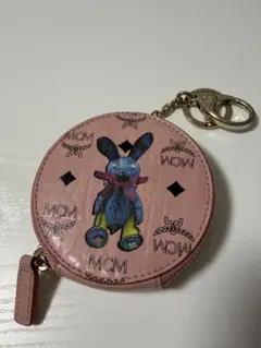 MCM コインケース キーホルダー ピンク うさぎ