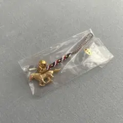 干支開運根付 馬 鈴付き 本水晶