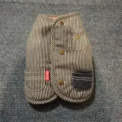 Ds Chat ヒッコリーリバーシブルベスト ディーズチャット Sサイズ