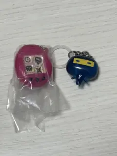 【たまごっち】　ござるっち2点セット　シャカシャカチャーム・めじるしアクセサリー