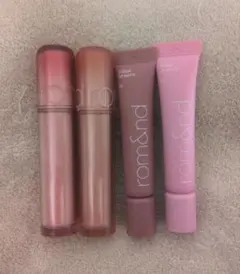rom&nd リップグロス・マットリップ 4本セット