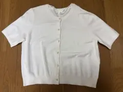 H&M ホワイト 半袖ニットXL