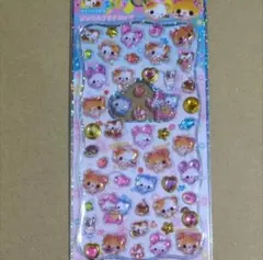 動物キャラクター立体シールセット