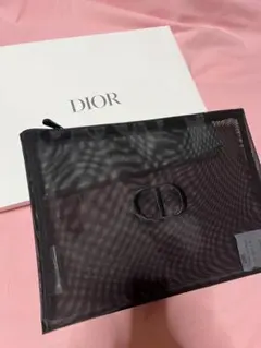 Dior ブラックメッシュポーチ