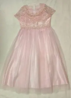 【お値下げ】ロングドレス　ピンク　120 お姫様　発表会